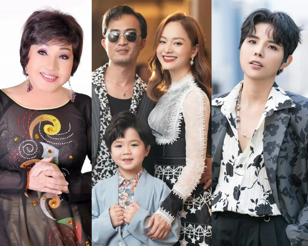 Từ trái sang: Nghệ sĩ Hồng Nga, Doãn Quốc Đam, Lan Phương và ca sĩ Vũ Cát Tường. Ảnh: FBNV