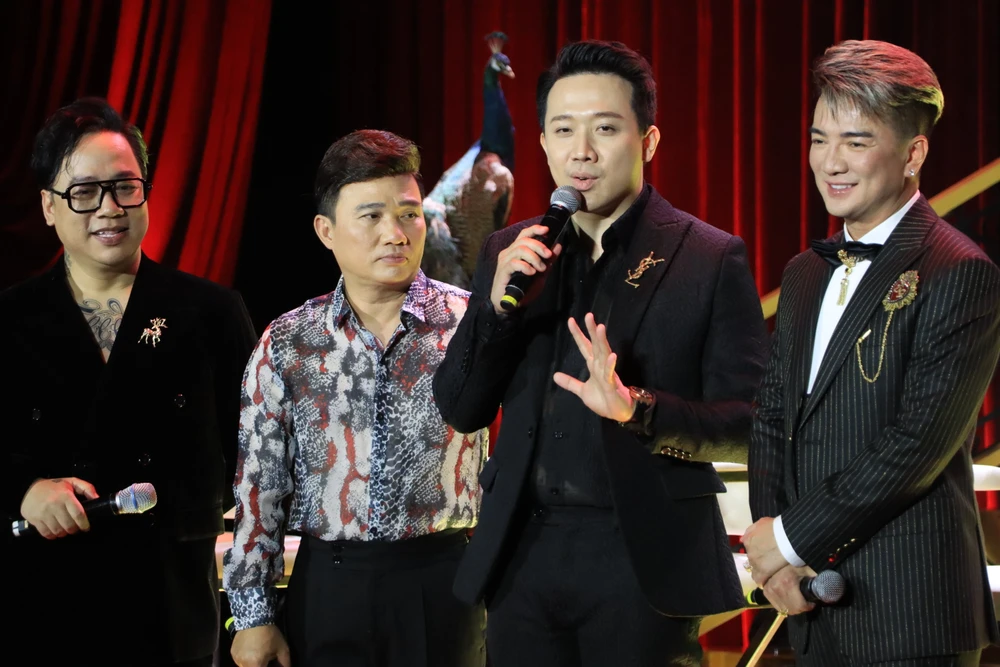 Trấn Thành chia sẻ tại buổi họp báo của Đàm Vĩnh Hưng