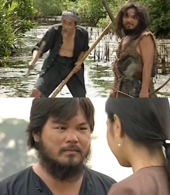 Võ Tòng trong phim Đất phương Nam (1997) do Lê Quang thủ vai. Ảnh: Chụp màn hình Võ Tòng trong phim Đất phương Nam (1997) do Lê Quang thủ vai. Ảnh: Chụp màn hình