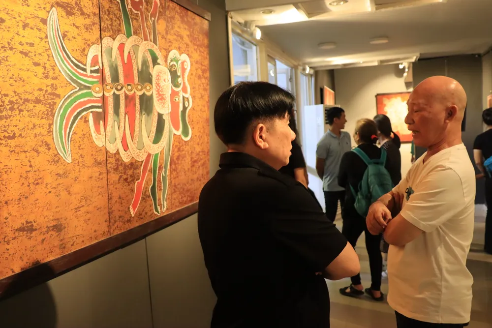 Một số hình ảnh tại triển lãm. Ảnh: H.N Một số hình ảnh tại triển lãm. Ảnh: H.N