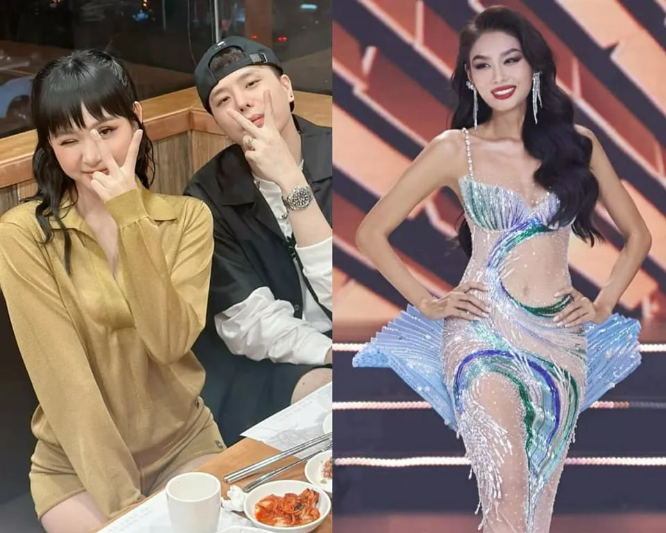 Từ trái sang: Ca sĩ Hiền Hồ, Trịnh Thăng Bình và Á hậu Thảo Nhi Lê. Ảnh: FBNV