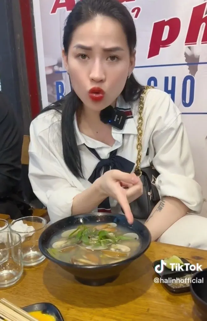 Nữ Tiktoker Hà Linh từng phản hồi việc mất vệ sinh ở một quán ăn tại Huế và quán đã lên tiếng xin lỗi cũng như đóng cửa để cải thiện quán. Ảnh: Chụp màn hình