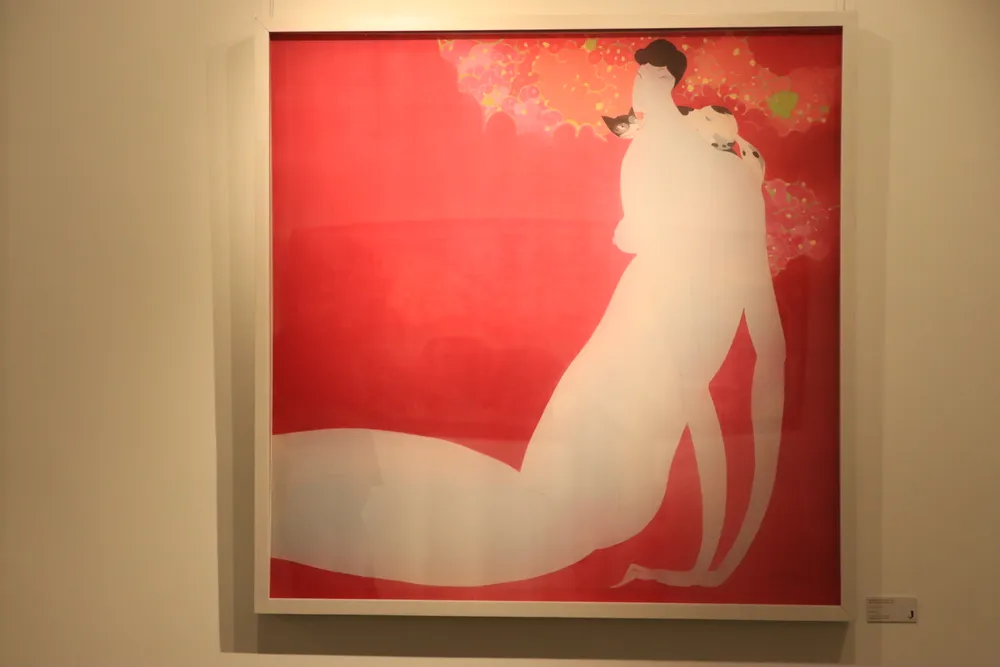 Bức tranh "Gái lười mèo lười" được Bùi Tiến Tuấn hoàn thành gần đây. Tác phẩm là một ví von về sự lười biếng đồng loã với sự hưởng thụ giữa chốn đô thị Bức tranh "Gái lười mèo lười" được Bùi Tiến Tuấn hoàn thành gần đây. Tác phẩm là một ví von về sự lười biếng đồng loã với sự hưởng thụ giữa chốn đô thị