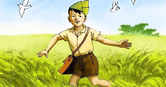 Lượm là bài thơ được nhiều thế hệ học sinh yêu mến và học thuộc lòng. Ảnh: MXH