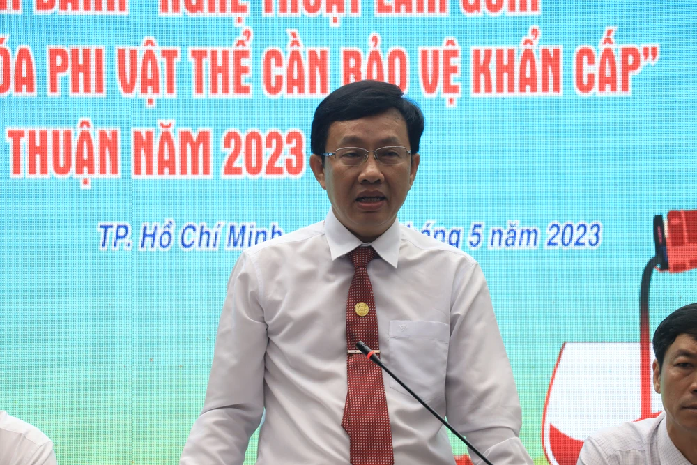 Ông Nguyễn Văn Hòa, Giám đốc Sở VH, TT &amp; DL tỉnh Ninh Thuận. Ảnh: HÀ NGUYỄN