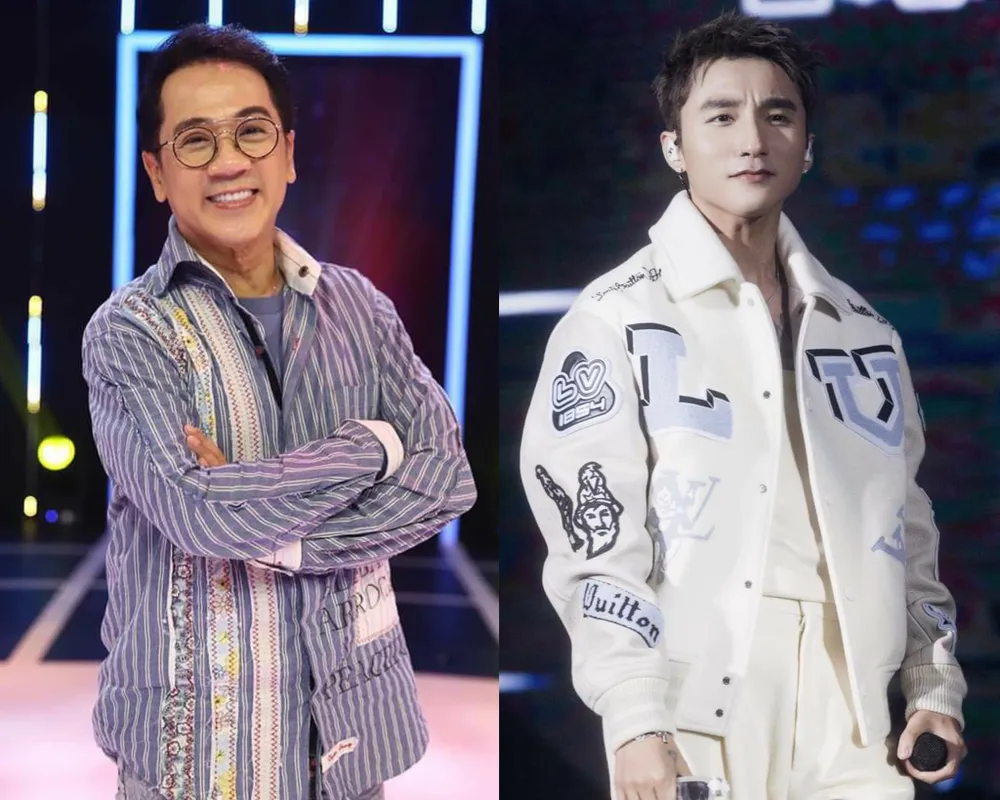 NSƯT Thành Lộc và Sơn Tùng M-TP. Ảnh: FBNV