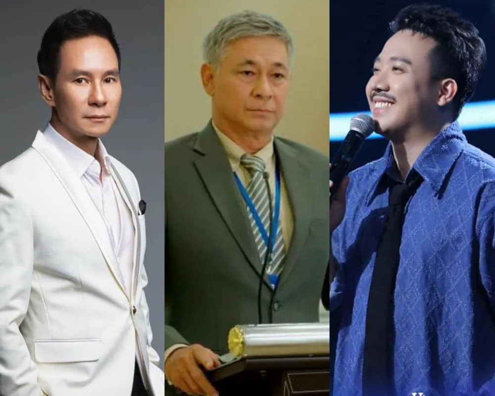 Từ trái sang: Lý Hải, Tùng Yuki và Trấn Thành. Ảnh: FBNV