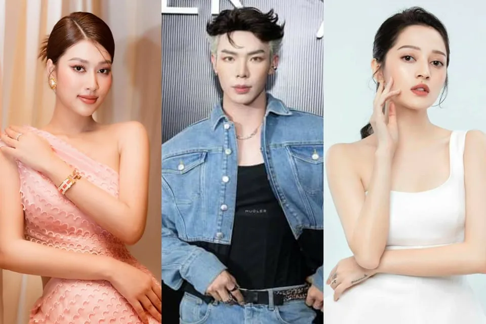 Từ trái sang: Hoa hậu Thiên Ân, Erik và Bảo Anh. Ảnh: FBNV