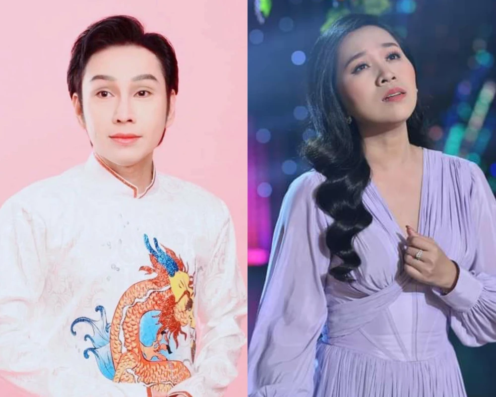 NSƯT Vũ Luân và ca sĩ Hồng Phượng. Ảnh: FBNV