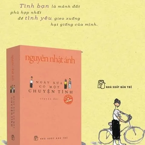 Truyện dài &quot;Ngày xưa có một chuyện tình&quot; của Nguyễn Nhật Ánh. Ảnh: NXB Trẻ