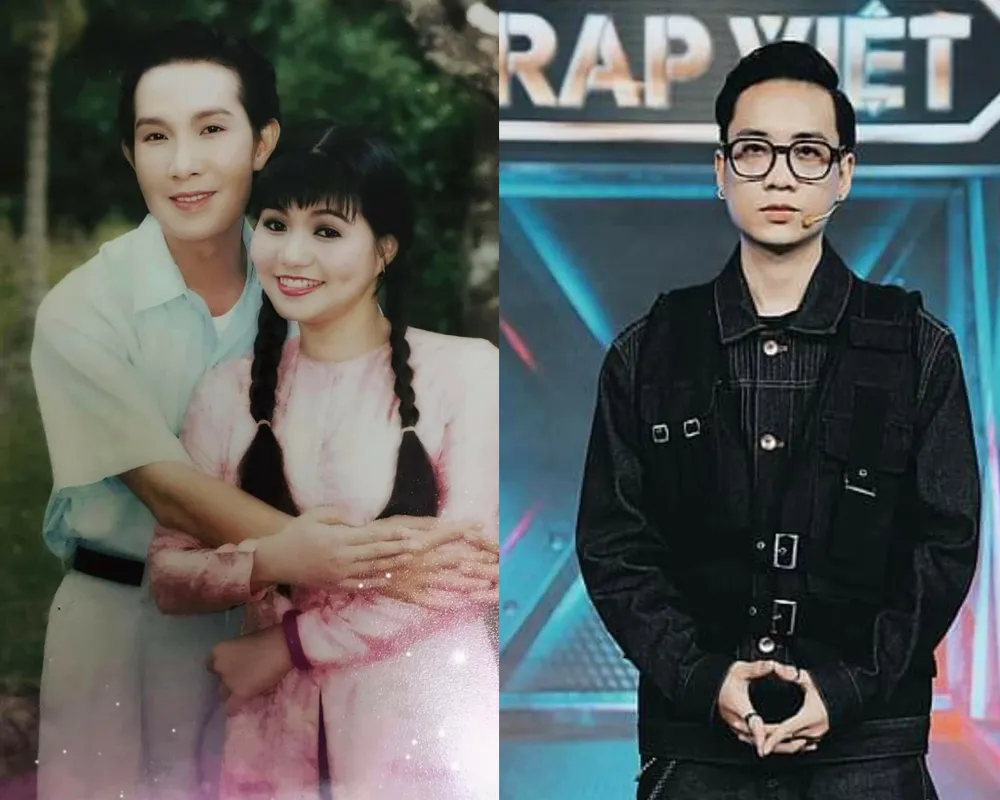 Từ trái sang: Cố NSƯT Vũ Linh, NSƯT Ngọc Huyền và Giám khảo JustaTee. Ảnh: FBNV