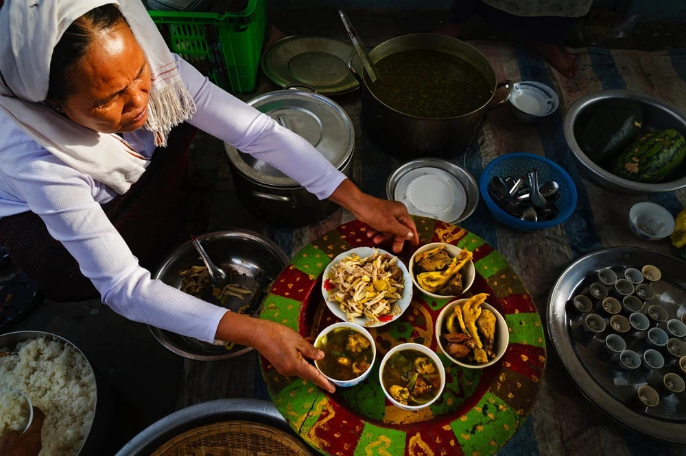 Hình ảnh trong bộ ảnh Lễ Wa-Ha của NSNA Hoàng Thạch Vân. Ảnh: HOÀNG THẠCH VÂN