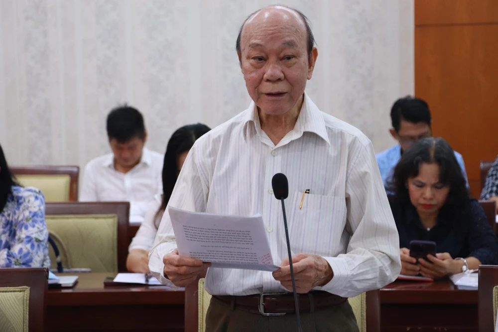 PGS.TS Trần Luân Kim phát biểu tại tọa đàm