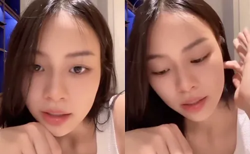 Á hậu Đào Thị Hiền xin lỗi khán giả về ồn ào liên quan đến phát ngôn. Ảnh: Chụp màn hình