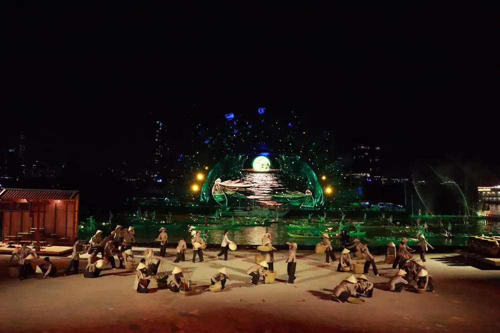 Không gian &quot;Trên bến dưới thuyền&quot; được tái hiện trong chương trình