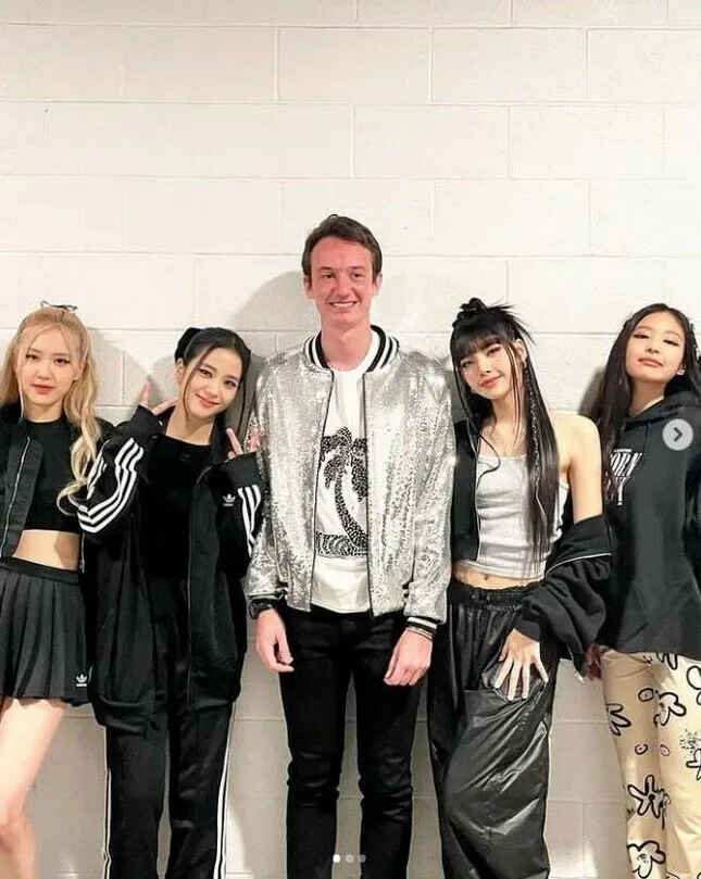 Frédéric Arnault đến ủng hộ đêm nhạc của BlackPink. Ảnh: Newsen