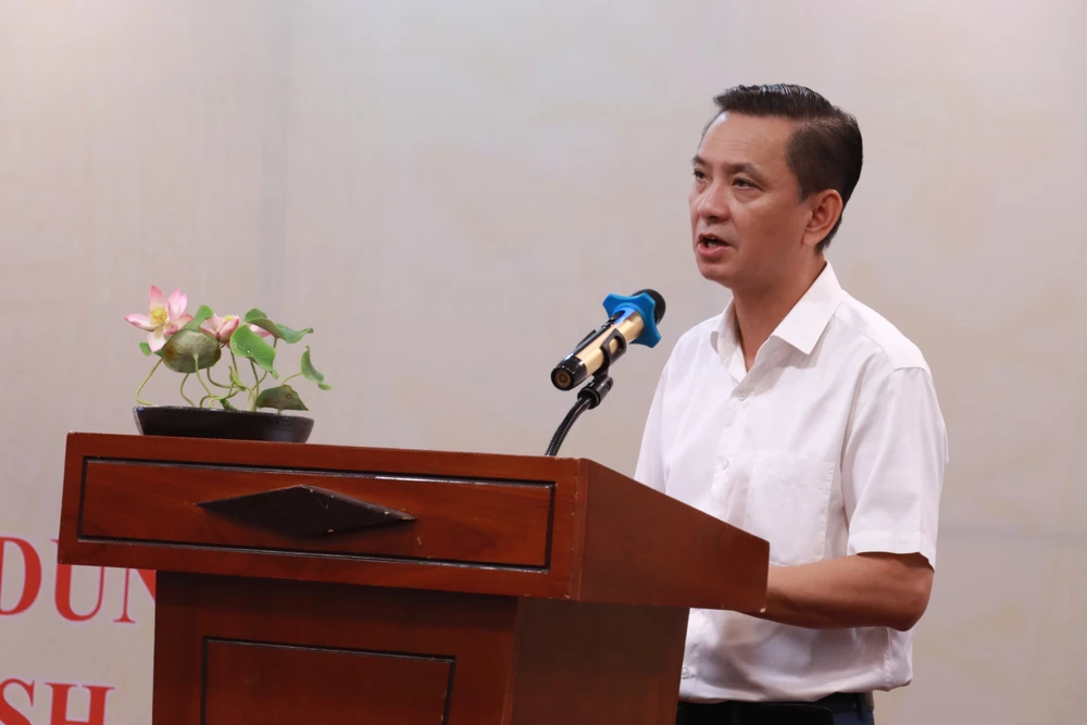 Ông Trần Hoàng, Cục trưởng Cục Bản quyền tác giả phát biểu