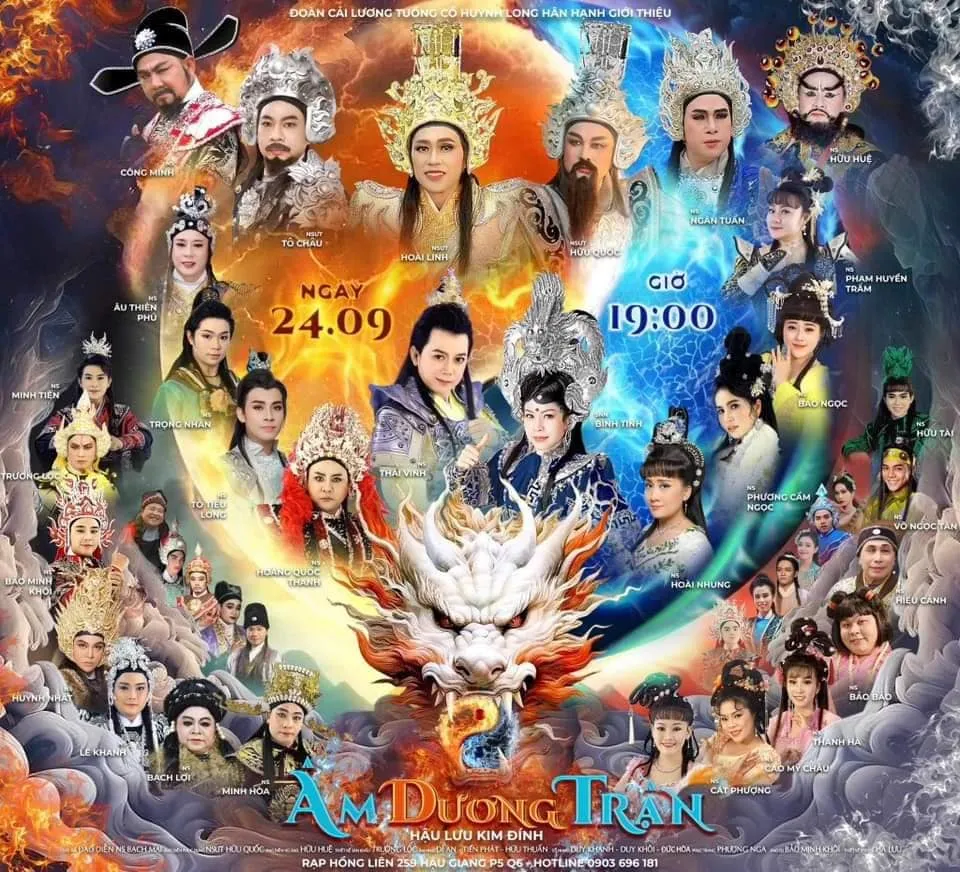Poster vở "Âm dương trận" Poster vở "Âm dương trận"