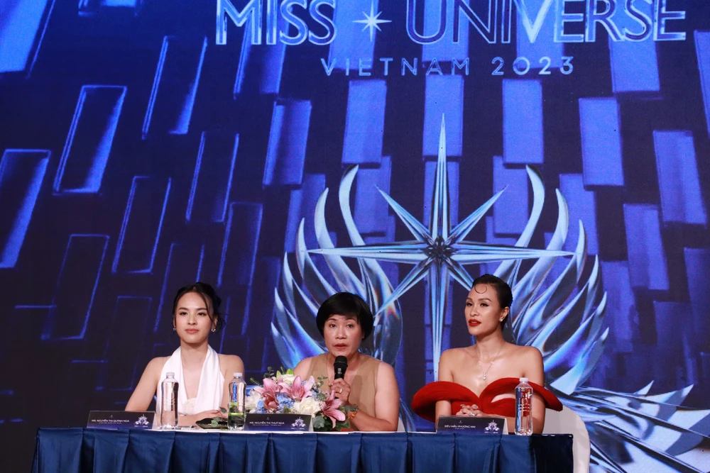 Nguyễn Thị Thuý Nga, Trưởng BTC Miss Universe Vietnam 2023 chia sẻ. Ảnh: V.H miss-universe-vietnam-2023-2-2096-582.jpg
