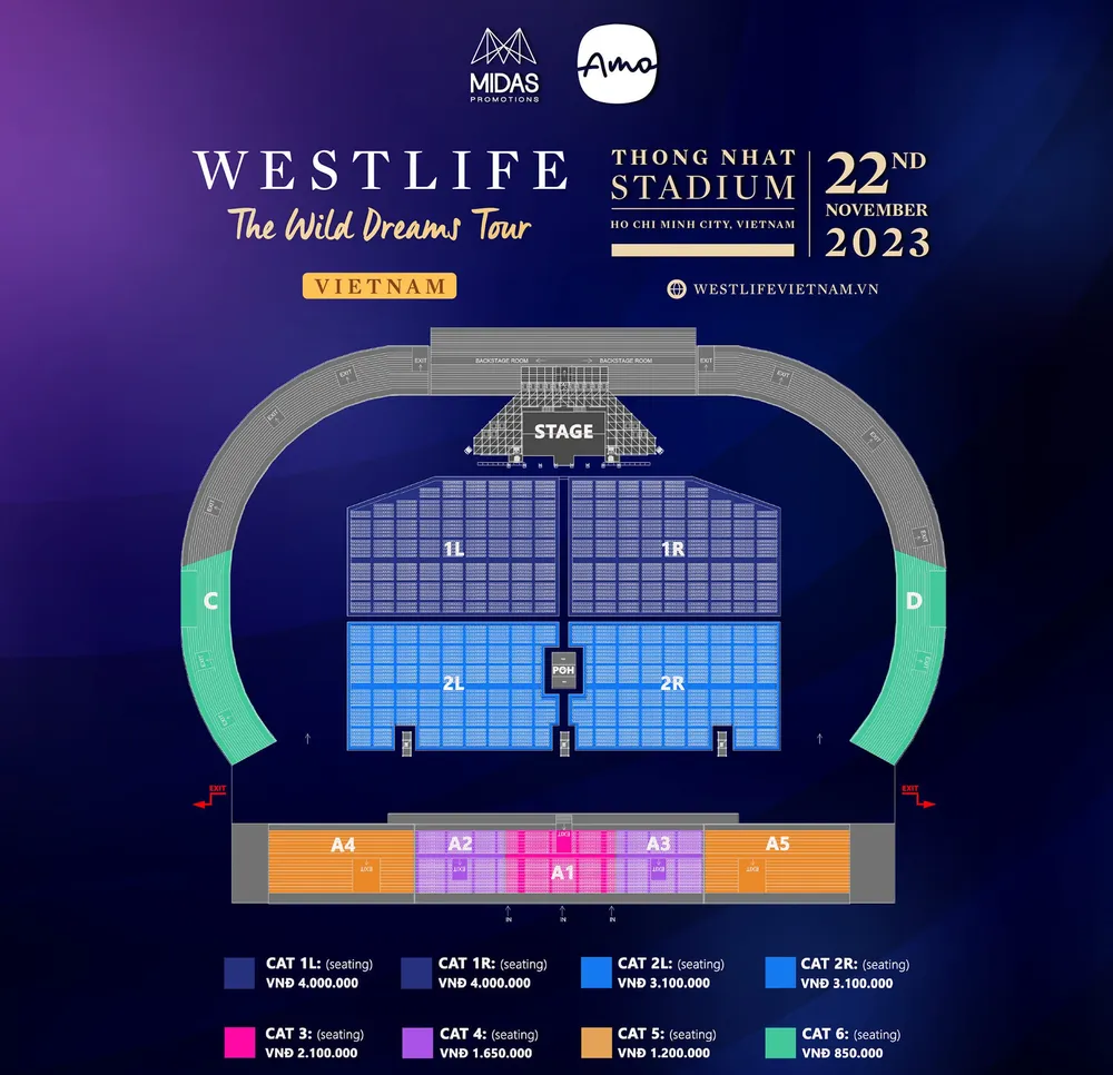 Bảng giá vé đêm concert của Westlife concert-Westlife.png