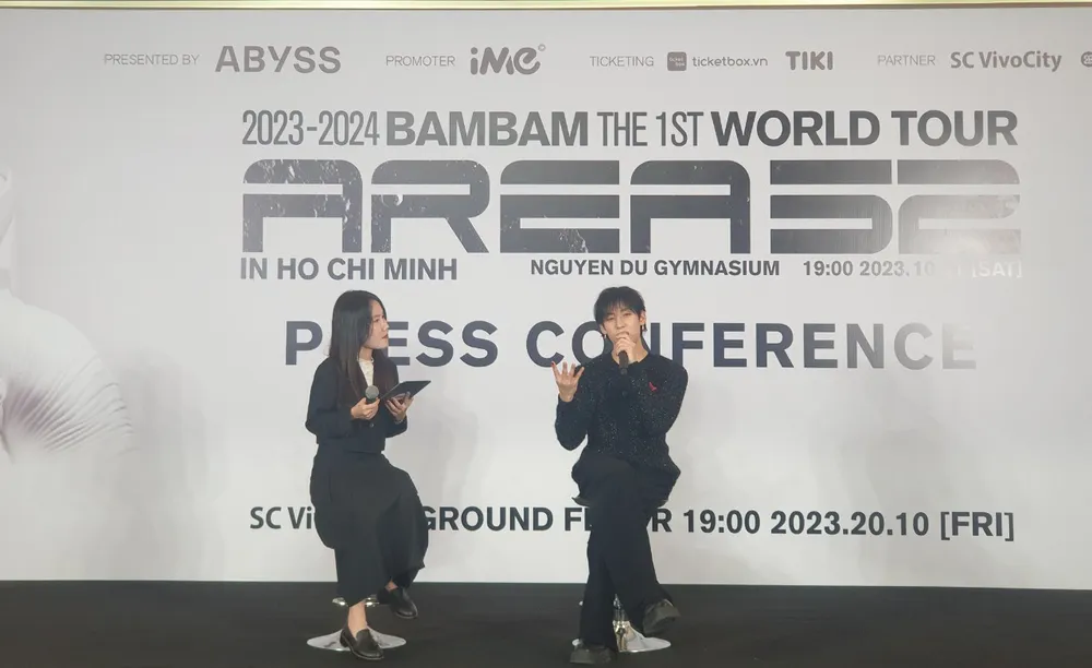 BamBam gặp gỡ báo chí, khán giả chia sẻ về concert solo. Ảnh: VĂN HÀ bambam.jpg