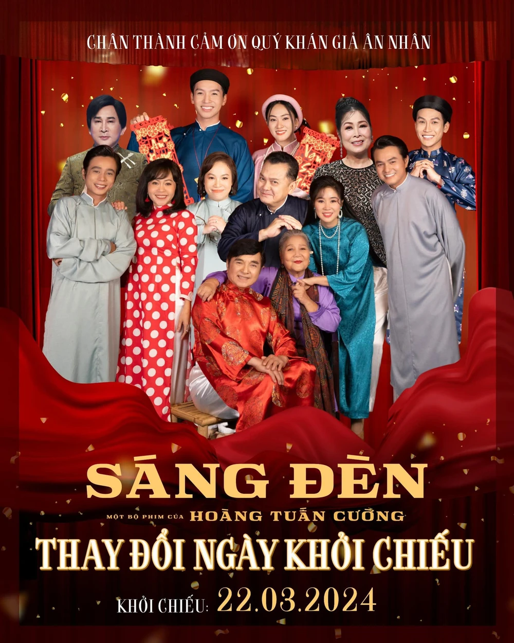 Phim Sáng đèn thông báo dời lịch chiếu. Ảnh: NSX Sáng đèn