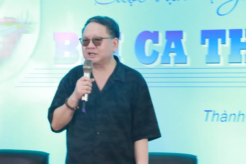 Nhạc sĩ Đức Trịnh chia sẻ các vấn đề quanh cuộc vận động sáng tác âm nhạc "Bài ca thống nhất" van-dong-sang-tac.JPG