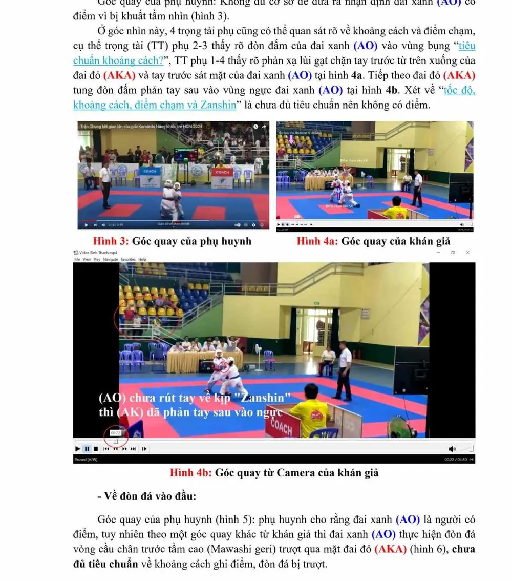 Liên đoàn karate TP.HCM cũng đã công khai phân tích chuyên môn kỹ thuật 10 tình huống, theo đơn tố cáo của ông Nguyễn Mạnh Dương. Ảnh: Liên đoàn Karate TPHCM giai-karate- nang-khieu-tre-tp.hcm-2024.jpg