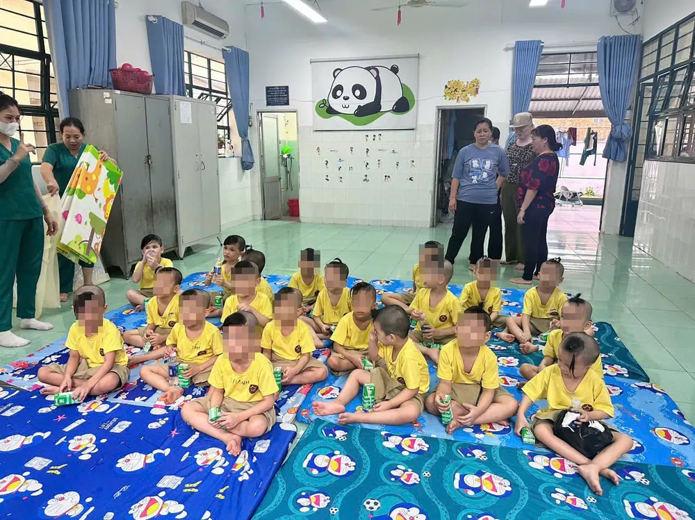 Các bé tại Mái ấm Chúc từ được chuyển về Cơ sở Bảo trợ xã hội công lập để nuôi dưỡng, chăm sóc ẢNH: SỞ LĐ-TB&XH TP.HCM mai-am-chuc-tu.jpg