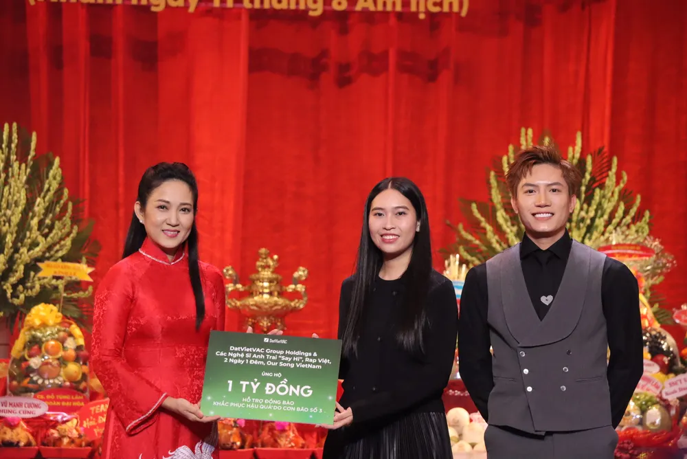 Nhà sản xuất Anh trai say hi cùng các nghệ sĩ ủng hộ 1 tỷ đồng hỗ trợ bà con vùng bão lũ Giỗ tổ Sân khấu