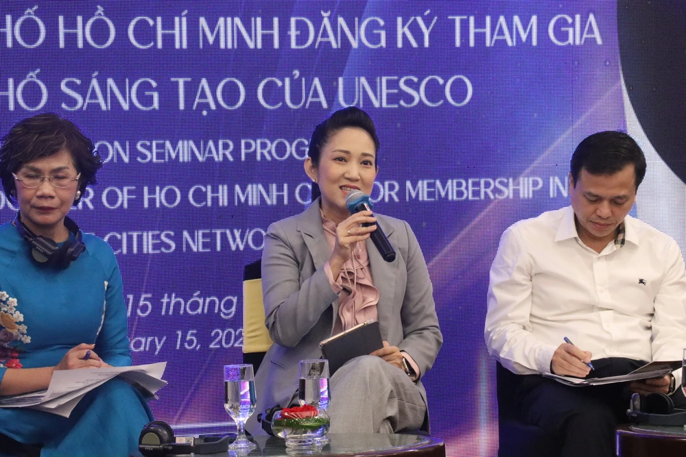 NSND Thanh Thúy, Phó Giám đốc Sở VH&amp;TT TP.HCM.