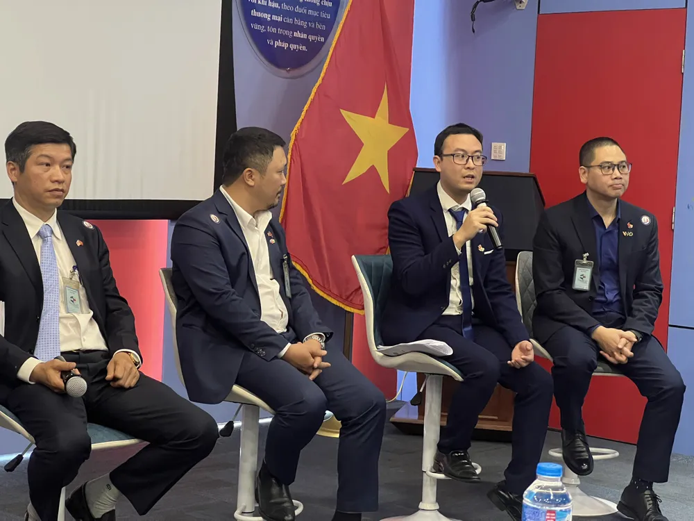 Ông Bùi Thanh Tùng, Chuyên viên chính, Phòng Xúc tiến thương mại và đầu tư, Cục Công nghiệp ICT, Bộ Thông tin & Truyền thông - Ảnh: NGỌC DIỆP 1203ThanhTung.jpg