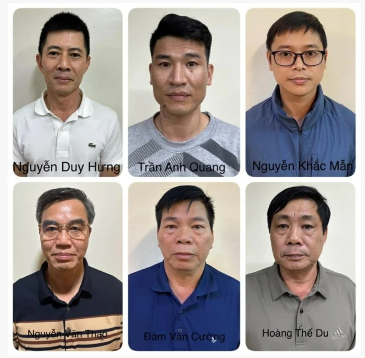 Các bị can bị khởi tố. Ảnh: Bộ Công an Tap-doan-Thuan-An.jpg