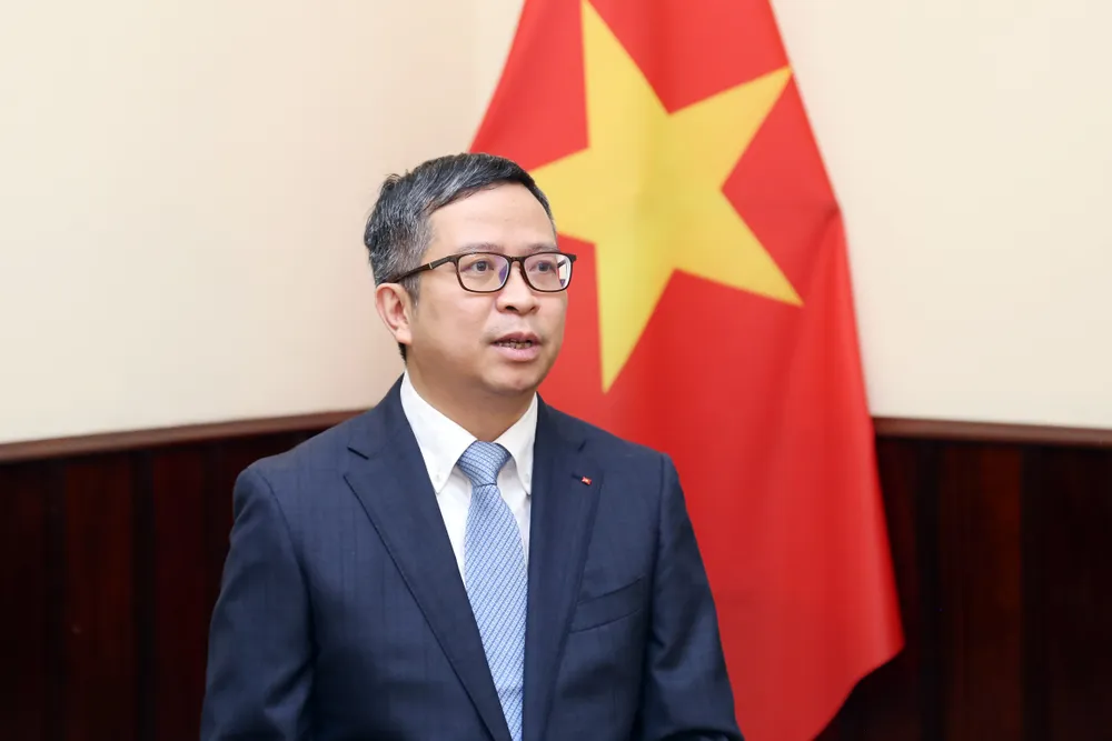 Thứ trưởng Ngoại giao Phạm Thanh Bình - Ảnh: Bộ Ngoại giao Ba thông điệp của Thủ tướng Chính phủ tại Diễn đàn Kinh tế Thế giới năm 2024