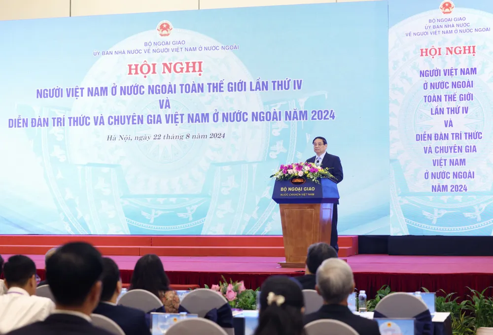 Thủ tướng Chính phủ Phạm Minh Chính phát biểu tại sự kiện - Ảnh: QUANG PHÚC 2208.jpg