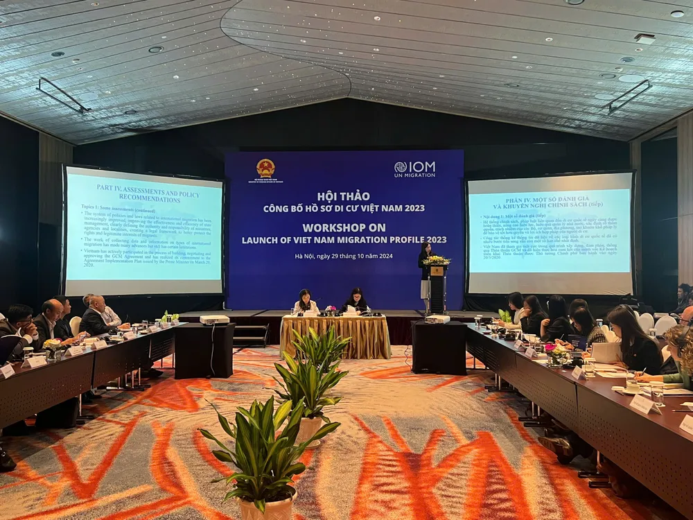 Trong giai đoạn 2017-2023, di cư lao động tiếp tục là loại hình di cư chủ yếu của Việt Nam với gần 860.000 lao động đi làm việc ở nước ngoài theo hợp đồng. Ảnh: NGỌC DIỆP Mỗi năm hơn 100.000 người Việt ra nước ngoài làm việc