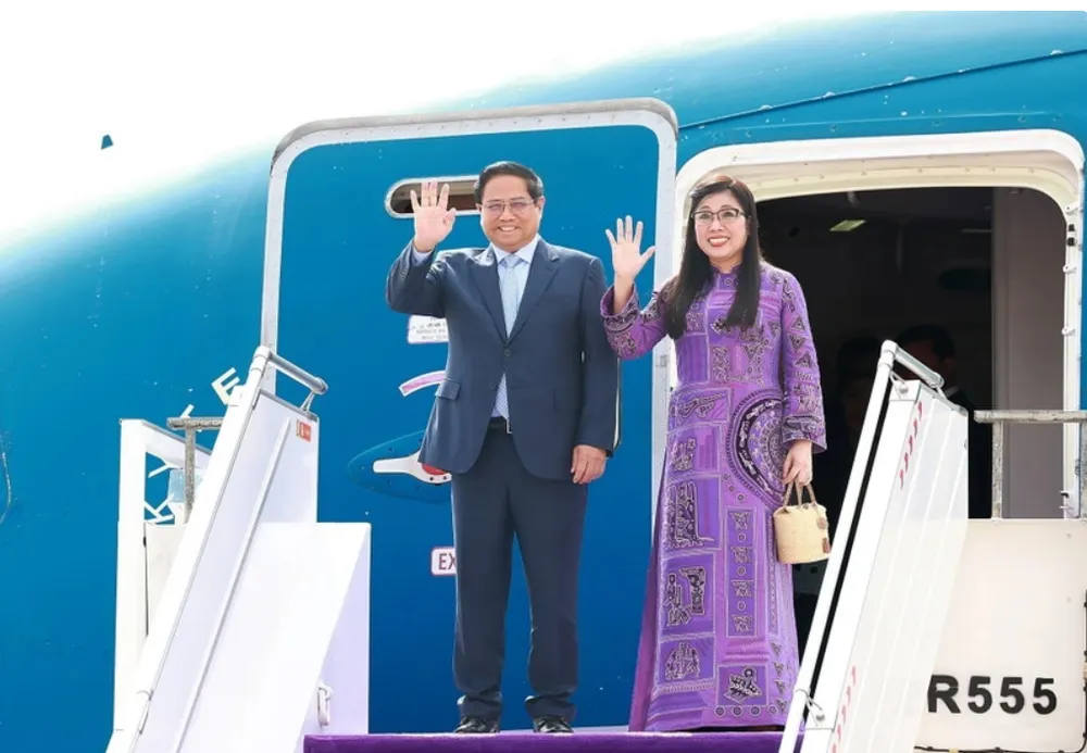 Thủ tướng Phạm Minh Chính và Phu nhân bắt đầu thăm Saudi Arabia