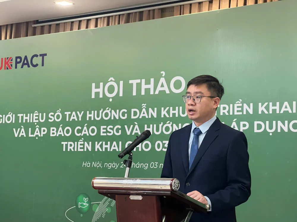 Ra mắt sổ tay hướng dẫn thực hành bền vững cho các doanh nghiệp