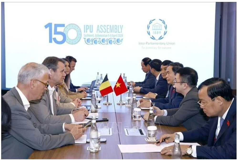 Chủ tịch Quốc hội Trần Thanh Mẫn gặp Chủ tịch Hạ viện, Chủ tịch Thượng viện Bỉ