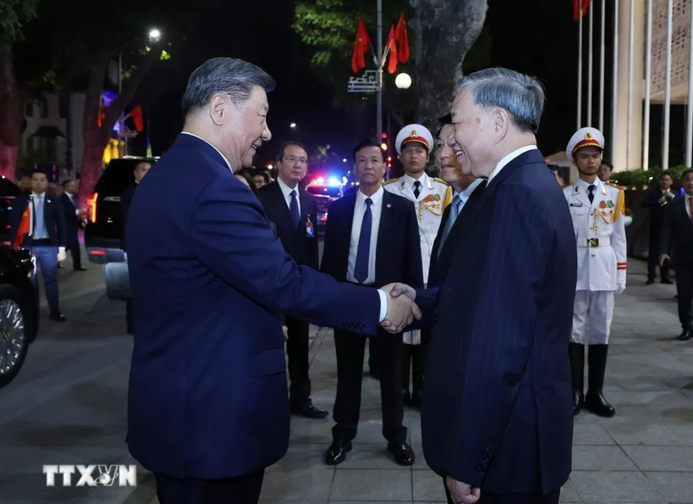 Tiệc chiêu đãi chào mừng Tổng Bí thư, Chủ tịch nước Trung Quốc Tập Cận Bình