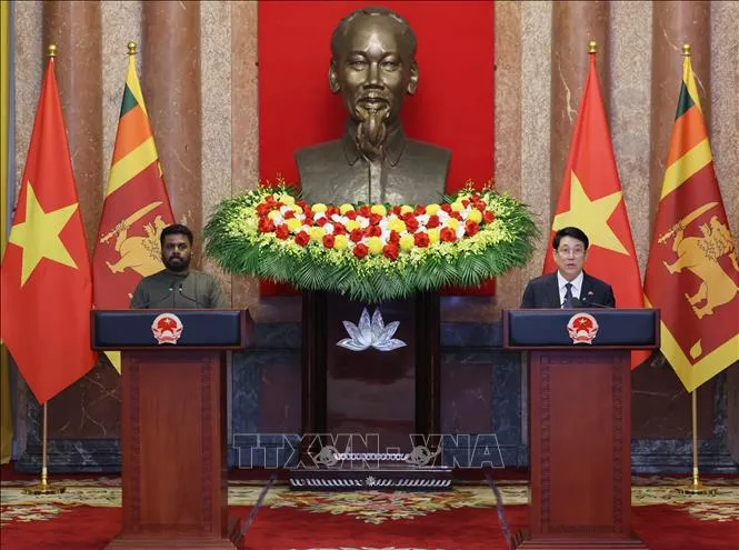 Tuyên bố chung Việt Nam – Sri Lanka