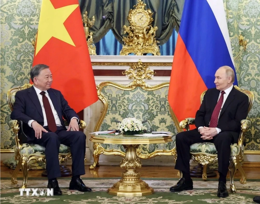 Tổng Bí thư Tô Lâm hội đàm với Tổng thống Nga Vladimir Putin