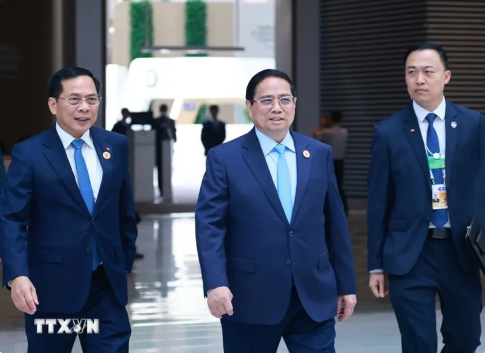 Thủ tướng Phạm Minh Chính dự phiên khai mạc toàn thể Hội nghị WEF Thiên Tân