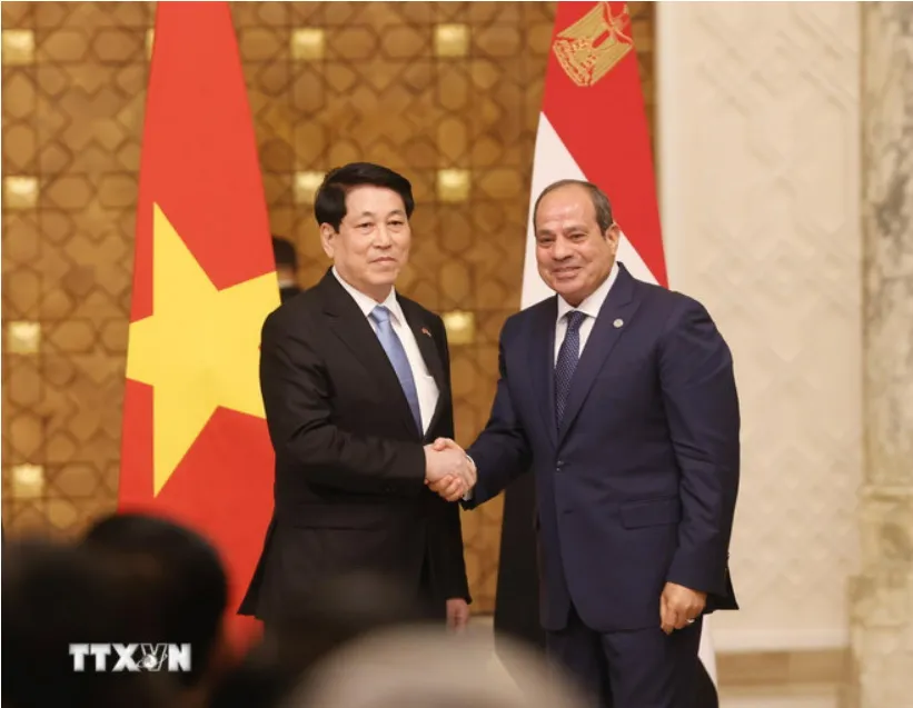 Tuyên bố chung về việc nâng cấp quan hệ lên Đối tác Toàn diện giữa nước CHXHCN Việt Nam và Cộng hoà Arập Ai Cập