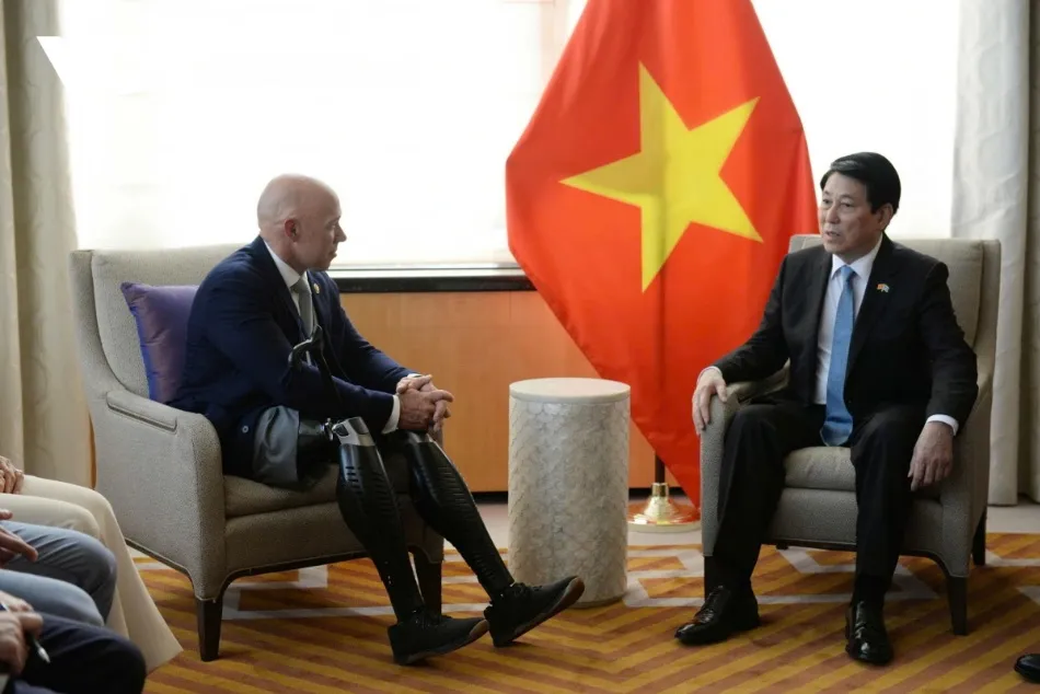 Chủ tịch nước Lương Cường tiếp các nghị sỹ Hoa Kỳ