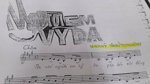 "Người em Vỹ Dạ" được do Minh Kỳ - Tôn Nữ Thụy Khương 