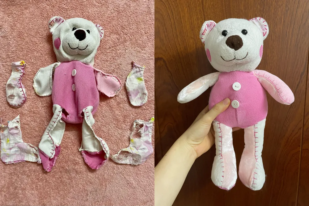 Tuỳ vào tình trạng của “bệnh nhân”, chị sẽ tư vấn trải nghiệm các dịch vụ tắm, thay bông, tẩm tinh dầu, lắp xương, may vết thương, tạo phụ kiện trang trí để thêm phần xinh xắn hơn. Tuỳ vào tình trạng của “bệnh nhân”, chị sẽ tư vấn trải nghiệm các dịch vụ tắm, thay bông, tẩm tinh dầu, lắp xương, may vết thương, tạo phụ kiện trang trí để thêm phần xinh xắn hơn.