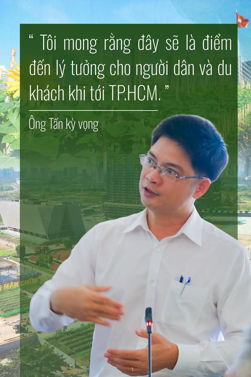 30 ngày biến lau lách, cỏ dại thành điểm đến lý tưởng mới ở TP.HCM