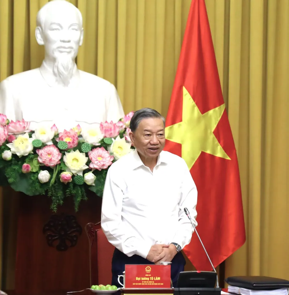 Chủ tịch nước Tô Lâm chủ trì họp Ban Chỉ đạo Cải cách tư pháp Trung ương. Ảnh:VPCTN Chủ tịch nước Tô Lâm chủ trì Họp Ban Chỉ đạo Cải cách tư pháp Trung ương