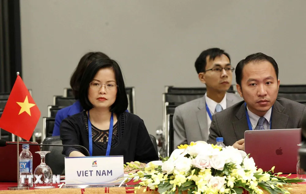 Hội nghị GMS 6 - CLV 10: Cuộc họp Quan chức Cấp cao Tiểu vùng Mekong mở rộng. Ảnh: TTXVN clmv10.webp